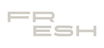 Frame Fresh Logo auf schwarz